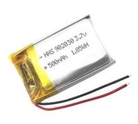 Batterie LiPo Rechargeable 902030 3.7V 500mAh Compatible avec DJI Tello, WLtoys K989, Hélicoptères RC Protection PCM, Jaune Jaune G