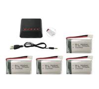 Batterie Lipo rechargeable - YUNIQUE FRANCE - 4 pièces - 3.7V - 720mAh - Pour Drones RC