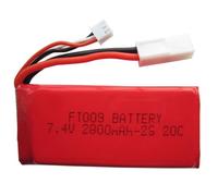 Batterie Lipo - YUNIQUE FRANCE - FT009 - 7.4V - 2800mAh - Adaptable 110V-240V
