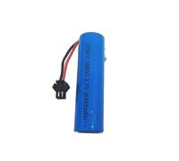 Batterie lithium 18650 3,7 V 2 000 mAh, prise 2 broches avec plaque de protection, pour jouets électriques