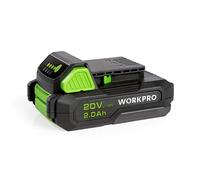 WORKPRO Batterie au Lithium 20 V 2.0 Ah, sans Effet Mémoire, Compatible avec Les Produits WORKPRO, Pratique et Compacte
