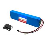 Batterie Lithium 36 V 100 Ah for vélo électrique, avec BMS intégré et Chargeur 42 V 2 A, for Scooter 200 W à 500 W, Moteur de vélo électrique.(XT60+DC)