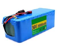 Batterie Lithium 36 V, 48 V, 10 Ah, 15 Ah, 20 Ah, 25 Ah, 30 Ah for vélo électrique, étanche, en PVC, avec BMS intégré et Chargeur 42 V, for Moteur 1000 W, 750 W, 500 W, 250 W(Xt60,48V 10AH)