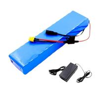 Batterie Lithium 36V 14Ah pour vélo électrique 10S3P avec Protection BMS Longue autonomie Boîtier en PVC étanche pour Scooter électrique 200W 500 W avec Chargeur 36V 14Ah,XT30+JST