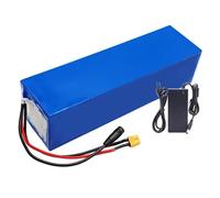 Batterie Lithium 48 V 15 Ah pour Draisiennes, Vélos Électriques Et Scooters avec Protection BMS, Bloc-Batterie Lithium-ION Rechargeable 13S3P. T+JST