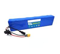 Batterie Lithium 48V 20Ah 30Ah 50Ah 60Ah pour Vélo Électrique Pack Batterie Lithium 13S2p BMS Intégré pour Scooters 300W 500W 1200W 2000W Moteur Vélo Électrique Avec Chargeur 48V 60AH,XT60