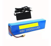 Batterie Lithium 48V 20Ah pour Vélo Électrique 13S3P pour Scooter Électrique 250-500W Avec BMS Et Chargeur 54,6V 2A SM