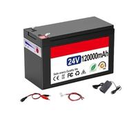 Batterie Lithium 6S3P 24V 120Ah pour Vélo Électrique Avec BMS Intégré Étanche En PVC pour Véhicules Électriques Scooters Fauteuils Roulants Et Moteurs Avec Chargeur 24V 120Ah
