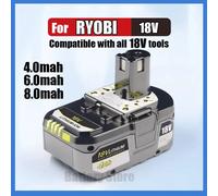 Batterie lithium haute performance RYOBI 18V à faible autodécharge, adaptée à tous les outils P104, P107 P108 P109 RB18L20 4Ah charge