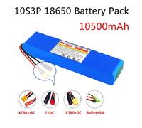 Batterie Lithium-ION 10S3P 36 V 10 500 Mah pour Draisiennes, Vélos Électriques, Scooters Et Tricycles avec Protection BMS, Batterie Lithium-ION Étanche pour Vélo Électrique JST+XT30