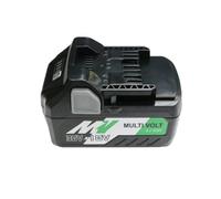 Batterie lithium-ion 18 V/36 V 6,0 Ah compatible avec les outils multivolts Metabo HPT, adaptée aux batteries d'outils électriques sans fil BSL36B18, BSL36A18, 371751M, 372121M(3000mah)