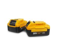 Batterie lithium-ion 20 V 5 Ah de remplacement for outils électriques Dewalt. Batterie lithium-ion rechargeable.(2 Battery,US_20V)