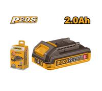 Batterie Lithium-ion 20V 2.0 Ah avec indicateur de charge P20S - INGCO - FBLI2001