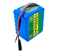 Batterie Lithium-Ion 24 V 15 Ah Pour Vélo Électrique Et Scooter, Batterie Lithium-Ion Remplaçable Avec Chargeur 24V 15Ah,T
