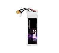 Batterie Lithium-ION 2S 7,4 V 2700 mAh 45 C, Compatible avec Les Avions, hélicoptères, Drones, Chars et Voitures de Course RC FPV, Compatible avec Les Drones Hobby Deans XT60(1B with XT60)