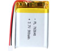 Batterie lithium-ion 3,7 V 900 mAh 763040 mAh avec connecteur 2P PH avec grille de 2,0 mm