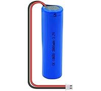 Batterie Lithium-ION 3.7V 3800mAh 18650, Cellule Rechargeable avec Prise XH-2P, Cordon De Bricolage pour Lampe LED