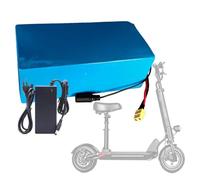 Batterie Lithium-ION 36 V 13 Ah pour Vélo Électrique avec Chargeur Et Protection BMS Intégrée, Batterie De Remplacement 10S5P pour Scooter Électrique Bullet+SM