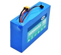 Batterie lithium-ion 36 V 38 Ah avec BMS intégré et chargeur 42 V pour vélo électrique pliant 200 W 300 W 500 W 600 W XT90