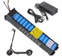 Batterie lithium-ion 36 V pour scooter électrique 6 600 mAh 7 800 mAh 9 900 mAh pour moteur 250 W - 600 W, avec BMS