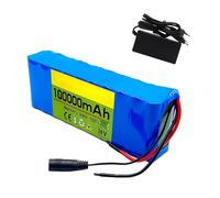 Batterie Lithium-Ion 36V 100Ah pour Vélo Électrique 10S2P pour Scooter Électrique 0-500W Avec BMS Et Chargeur 42V 2A XT60+T