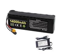 Batterie Lithium-ION 48 V 14 Ah for vélo électrique avec Chargeur 54,6 V 2 A, 13S3P, BMS intégré for Moteur 250 W, 300 W, 350 W, 500 W(XT60 Plug+SM Plug)