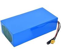 Batterie Lithium-Ion 48 V 15 Ah Pour Vélo Électrique Avec Chargeur 54,6 V 2 A, Compatible Avec Les Vélos Et Scooters Électriques. Système De Gestion De Batterie (BMS) Intégré 48V 15Ah,XT90+DC