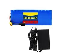 Batterie Lithium-ION 48 V 20 Ah for vélo électrique 13S3P, Protection BMS intégrée, Moteur idéal for vélo électrique avec Chargeur 54,6 V 2 A(XT90)