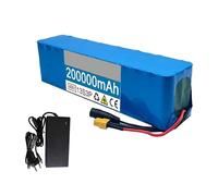 Batterie Lithium-ION 48 V 200 000 Mah pour Vélo Électrique avec Protection BMS, pour Scooter Et Vélo Électrique, avec Chargeur 54,6 V 2 A XT60+DC