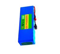 Batterie Lithium-ION 48 V 30 Ah 10S5P for Scooter électrique, avec Protection BMS intégrée, Compatible avec Les Moteurs de vélo électrique de 200 à 1500 W, avec Chargeur(T)