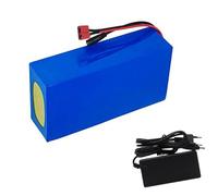 Batterie Lithium-Ion 48V 12Ah 13S4P pour Vélo Électrique Avec Chargeur 54,6V 2A pour Moteur de Vélo Électrique 200-800W Protection BMS Intégrée XT60+JST