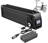 Batterie Lithium-ION 48V 8Ah 10Ah 13Ah 15Ah 20Ah pour Vélo Électrique, Trottinette Électrique, Batterie De Remplacement Étanche avec BMS Et Chargeur Intégrés 48V 13Ah, 4-pin