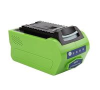 Batterie Lithium-ION 5000 mAh 40 V for Tondeuse à Gazon et scie électrique. Compatible avec GreenWorks G-Max 40 V 29282.(Green 3000mAh)