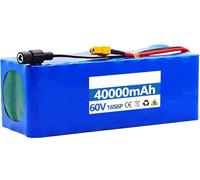 Batterie Lithium-Ion 52 V 60 V 10 Ah 20 Ah 30 Ah 40 Ah Pour Vélo Électrique, Avec Chargeur Et BMS Intégré, Compatible Avec Les Moteurs De 200 W, 500 W, 750 W, 800 W Et 1000 W. 52V 20Ah,T