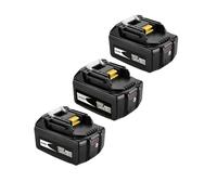 Batterie lithium-ion 6 Ah 18 V LXT 1850 | Compatible avec Makita BL1840 | Batterie haute capacité for outils électriques(M 6Ahx3)