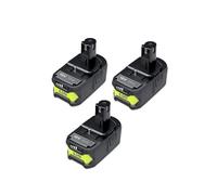 Batterie lithium-ion 6 Ah compatible avec les outils électriques RYOBI P108 18 V One+ Plus P104 P107 RB18L50 RB18L20 P108(3 battery)