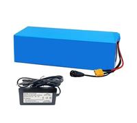 Batterie Lithium-ION 60 V 25 Ah for vélo électrique avec Chargeur 67,2 V 2 A, Batterie 16S5P étanche, BMS intégré for Moteur 250 W, 300 W, 350 W, 500 W, 750 W, 1000 W(XT60 Plug+SM Plug)