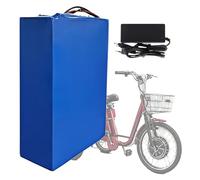 Batterie Lithium-ION 72 V 30 Ah 20S4P pour Vélo Électrique avec Chargeur Intégré Et Protection BMS, Batterie pour Scooter Électrique, Bloc-Batterie Lithium Étanche XT90+JST
