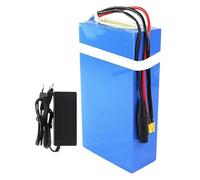 Batterie Lithium-ION 72V 20Ah, Batterie 20S3P pour Vélo Électrique avec Chargeur, Batterie pour Scooter Électrique, Batterie Lithium-ION Étanche pour Vélo Électrique T+JST