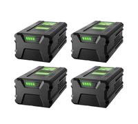 Batterie lithium-ion 80 V 6 000 mAh, compatible avec les outils électriques sans fil Greenworks GBA80200, batterie de remplacement rechargeable(4Pcs 6000mAh)