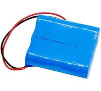 Batterie Lithium-ION Rechargeable 11.1v 2600mah 3s1p 18650, avec Circuit Imprimé Ntc Et Connecteur