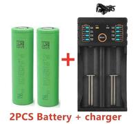 Batterie lithium-ion rechargeable 18650 3,7 V 3000 mAh VTC6 30 A, y compris le boîtier de chargeur, est un choix idéal pour jouet lampe de poche c Violet