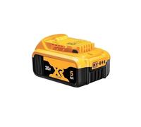 Batterie Lithium-ION Rechargeable 20 V 5 Ah Compatible avec l'outil électrique Dewalt DCB206 (pièce de Rechange)