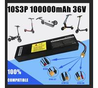 Batterie lithium-ion rechargeable 36V 7.8Ah 10S3P 18650 avec BMS intégré, adaptée aux trottinettes électriques KUGOO S1 S2 S3 S3 Pro, batterie de remplacement haute capacité, longue durée de vie, XT60