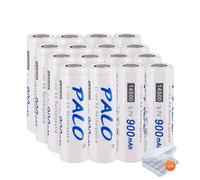 Batterie lithium-ion rechargeable, 37V 900mAh, compatibilité avec les lampes torches à LED, 16 pièces