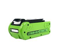 Batterie Lithium-ION Rechargeable 40 V 2,5 Ah, Compatible avec Greenworks, 29462 29472 29282 Batterie pour Outils électriques(2000mah)