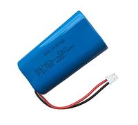 Batterie lithium-ion rechargeable 7,4 V 5200 mAh avec connecteurs XH2.54/2P, batteries 18650, batterie Li-ion 2S2P, prend en charge la décharge continue 3C