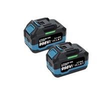 Batterie Lithium-ION Rechargeable - Compatible avec Gisam Les Batteries for perceuse sans Fil, clé à molette sans balais et Tournevis 18 V(2x988VF)