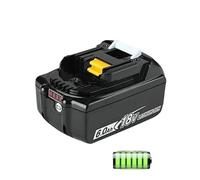 Batterie lithium-ion rechargeable compatible avec Makita 18 V avec chargeur for outil électrique BL1850 BL1880 BL1860B LXT400. Batterie compatible avec Makita 18 V.(Level2 6AH)