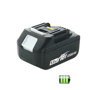 Batterie lithium-ion rechargeable compatible avec Makita 18 V avec chargeur for outil électrique BL1850 BL1880 BL1860B LXT400. Batterie compatible avec Makita 18 V.(Level1 6AH)